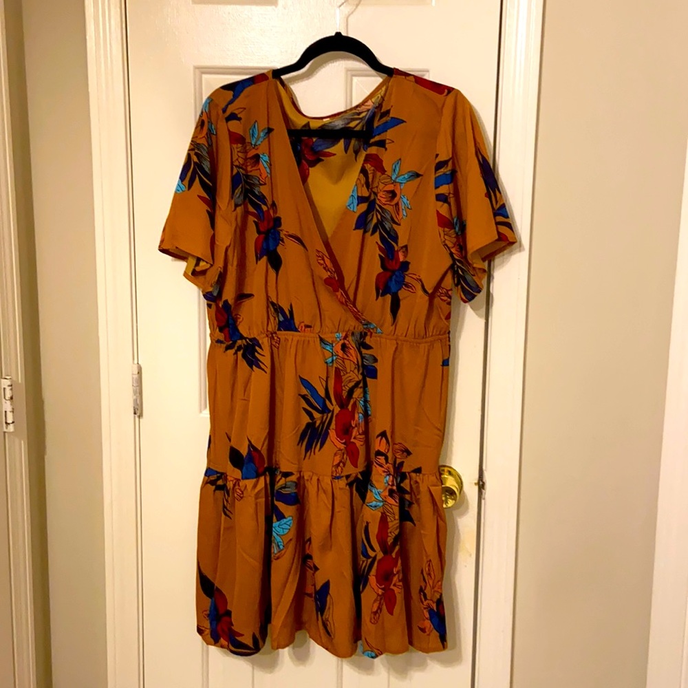 Shein floral dress